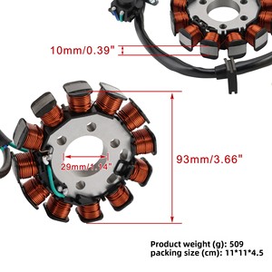 Bobina de Encendido y Estator de Fábrica KYY para Motocicleta Dio <span class=keywords><strong>110</strong></span> 2014-2019 Monocilíndrica 31100-KSK-DIO - Product Image 3