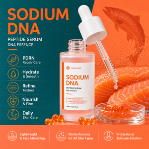 Suero Reparador Reafirmante ODM OEM, Apoya la Regeneración de la Piel, Rellena la Piel Deshidratada, Refina la Textura Irregular, Suero de Péptidos PDRN de Salmón - Product Image 5