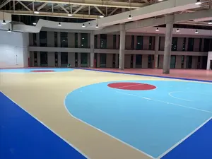 Synthetic Flexible PU For Indoor Rubber Sports Court Flooring Tennis Court Futsal Court Flooring
