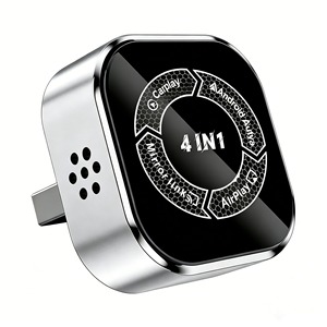 Hub de mise en miroir d'écran portable 4-en-1 CarPlay Android Auto AirPlay Miracast, adaptateur multimédia USB pour système d'infodivertissement d'origine - Product Image 4