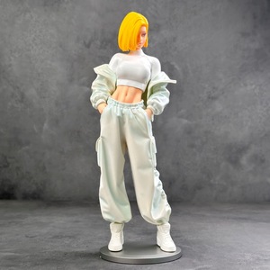 Figurine de dessin animé <span class=keywords><strong>Manga</strong></span> Android 18 de 27 cm, statue de figurine DRAGON BAII, modèle en PVC, figurine d'anime, jouets cadeaux - Product Image 4