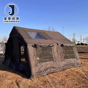 Tente de <span class=keywords><strong>camping</strong></span> gonflable portable, tente familiale extérieure imperméable <span class=keywords><strong>en</strong></span> Oxford <span class=keywords><strong>pour</strong></span> 4 à 6 personnes, plage, <span class=keywords><strong>camping</strong></span>, <span class=keywords><strong>vacances</strong></span> - Product Image 2
