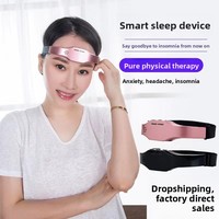 Bandeau de massage crânien SM-518, appareil pulsé pour le cerveau, soulagement de l'insomnie, aide au sommeil, dispositif favorisant le sommeil