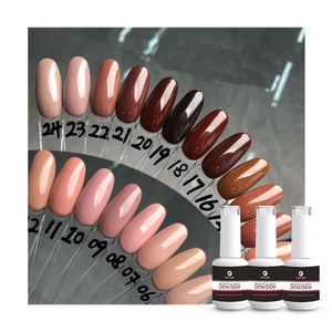 Vernis à ongles en gel chocolat Hema & TPO Free, longue durée, couleur chocolat laiteux, vernis à ongles en gel 15ml/30ml/kilogramme, gel UV, marque privée - Product Image 1