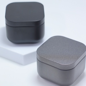 Caja de Metal Portátil Mini para Guardar Té y Dulces, Recipientes Cuadrados Vacíos de Metal para Velas, en Varios Colores, Se Acepta Personalización - Product Image 2