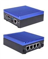 4 Lan RK3568 LPDDR4X Multi-WAN 4K Display ARM Android Mini PC Router Pfsense Firewall Router Mini PC industrial