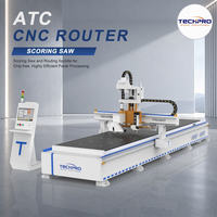 Mesin Router CNC ATC Pengganti Alat Otomatis Ukuran Besar dengan Gergaji Pemotong 360 Derajat