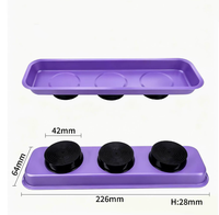 Plateau magnétique robuste pour pièces automobiles, plateau à vis pour écrous, boulons et vis, outil de rangement par aspiration pour garage et atelier