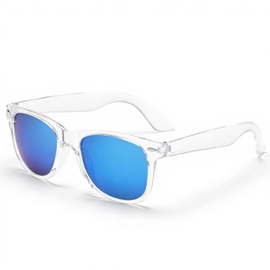 Unisex Polarized <b>Sunglasses</b> UV400 Protection Light <b>Blue</b> Oversized Full Rim for Driving & Fishing Colored - Product Image 4