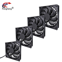 Ventilateur de refroidissement axial EC de haute qualité 120x120x25mm 12025 24V 48V 110V 220V ventilateur d'échappement à roulement à billes sans brosse étanche 120mm ventilateur étanche ip68