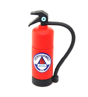 De dibujos animados de extintor de incendios pen drive bomberos disco Flash USB memoria stick U disco pendrive 4GB 16GB 32GB 64GB