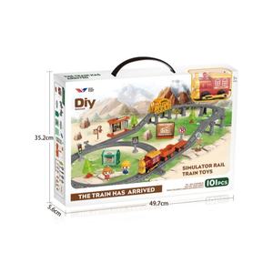 EPT 101 pièces, train électrique DIY avec musique et effets sonores, ensemble de construction de voies interactif pour enfants de 3 ans et plus - Product Image 5