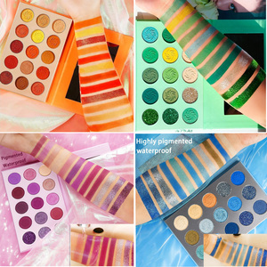 फैक्टरी मूल्य कम MOQ आईएनएस गर्म शैली अनुकूलित आंखों के छायाएं पैलेट निजी लेबल के साथ कस्टम लोगो pallets कोई लेबल sombra डे ojos - Product Image 4