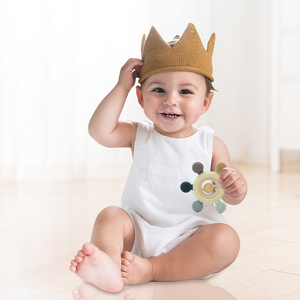 Hot food grade Silicone bé Teether bé vòng DIY mọc răng MOL đồ chơi BPA miễn phí bánh lái bằng gỗ teethers - Product Image 3