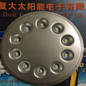 Luz solar redonda con panel solar, 10 LED, iluminación exterior para cama inflable, cama plegable - Product Image 3