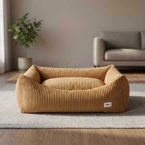 Cama para Perro Capide de Pana Rectangular, Suave, Extraíble, Lavable, para Todas las Estaciones, Cama para Mascotas para Sala de Estar - Product Image 5