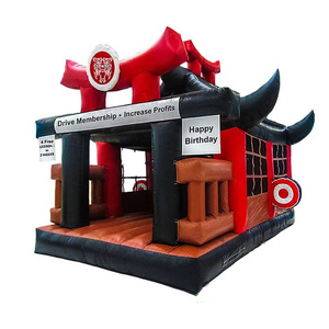 Vật liệu PVC Jumper Inflatable Trampoline Bouncer thương mại Võ đường bouncy nhà Inflatable lâu đài nhảy lâu đài bouncy - Product Image 1