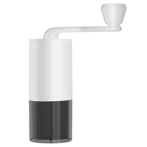 Moulin à café manuel Chef Season Show, manivelle réglable, portable, noir et blanc - Product Image 1