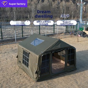 Tente de toit gonflable pour camping en plein air, glamping, <span class=keywords><strong>ciel</strong></span> étoilé, 3*3m, 420Dpu enduit, >3000mm imperméable, monocouche, installation rapide - Product Image 3