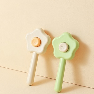 Self-Cleaning Stainless Steel Fine Needle Pet Brush Convenient Soft <b>Massage</b> Pet Comb - Product Image 1