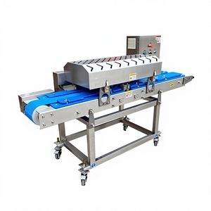 Nouvelle <span class=keywords><strong>trancheuse</strong></span> à viande fraîche automatique sur pied, équipement <span class=keywords><strong>de</strong></span> découpe <span class=keywords><strong>de</strong></span> viande en acier inoxydable robuste, faible entretien, haute capacité - Product Image 1