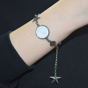 Enlace Total 165-232 |   Pulsera Kpop Stray Kids/Twice/Enhypen para Niños y Niñas, Redonda, DIY, Estrella de Cinco Puntas, Aleación de Zinc - Product Image 5
