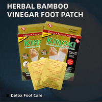 Vente en gros Marque privée OEM Soin corporel relaxant et bien-être détoxifiant à base de vinaigre de bambou naturel et de tourmaline, avec armoise de Pékin ancienne pour les pieds