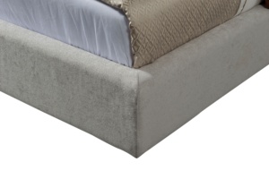 Hiện Đại Tùy Chỉnh Thiết Kế Màu <span class=keywords><strong>Grey</strong></span> Nhung Đầu Giường Nữ Hoàng Kích Thước Mềm Mại Và Thắp Sáng Giường Với Gỗ Rắn Và Kim Loại Cho Phòng Ngủ Sử Dụng Nhà - Product Image 5