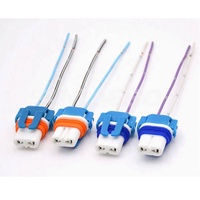Nouveaux douilles d'ampoules LED H1 H4 H7 9005 9006 12V en céramique + ABS + cuivre, adaptateur femelle, faisceau de câblage, connecteur pour voitures japonaises