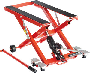 छोटी हाइड्रोलिक मोटरसाइकिल लिफ्ट होस्ट वर्कटेबल रखरखाव मंच समर्थन फ्रेम भारी मशीन 0.5 टन क्षमता - Product Image 4