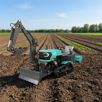 Cultivateur rotatif et attache de chargement pour une agriculture efficace, tracteur miniature Panda tout-en-un