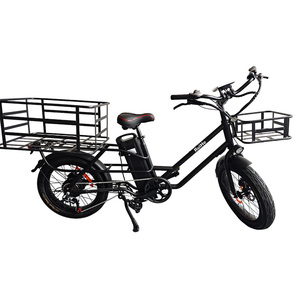 Ruihe K5 bicicleta eléctrica de carga de 20 pulgadas al por mayor bicicleta de neumático grueso con Motor de cubo trasero 48V voltaje para adultos - Product Image 4