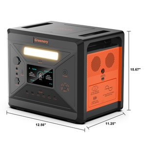 2400W/2500W Sao Lưu Trạm 2304wh Di Động Năng Lượng Mặt Trời Máy Phát Điện Xe Nhảy Khởi Động Đèn Pin Pin Bên Ngoài Cho Nhà Sử Dụng Chúng Tôi/EU Cổ - Product Image 2