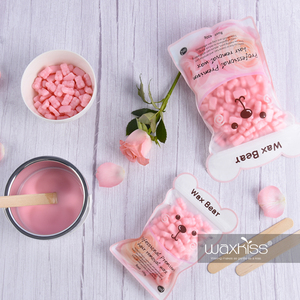 <span class=keywords><strong>Cire</strong></span> dépilatoire Waxkiss 2022, design mignon en forme d'ours, pour jeunes femmes, usage domestique, vente directe d'usine - Product Image 2