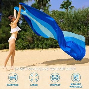 Couverture de pique-nique imperméable et anti-sable, grande et légère, tapis de plage pour la plage, les voyages, le camping, la randonnée, le pique-nique - Product Image 4