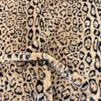 Tissu doux en fourrure synthétique 100 % polyester imprimé motif animal, fourrure de lapin en peluche pour couverture de bébé, vêtement, jouet, usage domestique