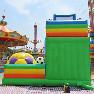Château gonflable à thème de football avec toboggan pour enfants, idéal pour la <span class=keywords><strong>location</strong></span> de fêtes - Product Image 5