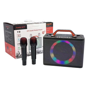 New Trending Wireless5.3 Version Speaker with ABS Plastic and Cloth Mesh RGB LED Light Mode Machine - Product Image 1