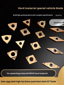 VCMW160404 إدراج سلسلة عالية الصلابة VNMG <span class=keywords><strong>CNMG</strong></span> MA TNMG TiAlN طلاء HRA65 أدوات القطع للحفاظ على صلابة - Product Image 6