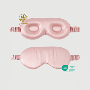 100% Pure Mulberry Silk Eyemask 3D Counter No Press Silk Sleep Mask 6A Grade Fiber Avec OEKO-TEX Silk Eyemask - Product Image 1
