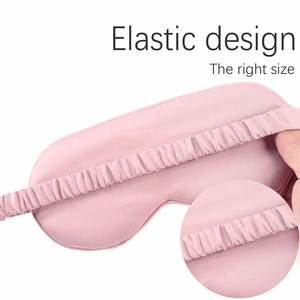 Custom Stain Silk Pillowcase Shower Cap Curler Hair Ring Portable Sleep Eye Mask Sets - Product Image 4
