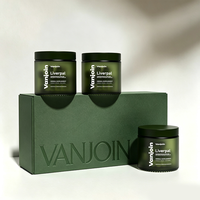 Pot à poudre protéinée mat à toucher doux, personnalisé, à large ouverture, pour 60 capsules, avec couvercle à vis en dôme, pour emballage de poudre nutritionnelle