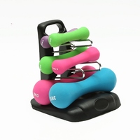 Groothandel Hoge Kwaliteit Hand Gewichten 3 Tier Sets Home Gym Gewicht Met Stands Hex Halterhouders