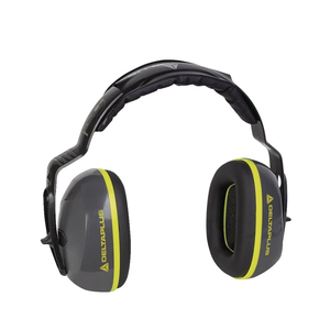 Удобные серовато-желтые высококонтрастные цветные Легкие регулируемые по высоте наушники - Product Image 2