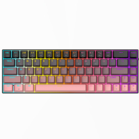 Suministro de fábrica 2000mAh Mini 68 Teclas ISO Español Teclados mecánicos para juegos para Windows Excelente producto