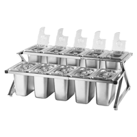Ensemble de boîtes de rangement en plastique écologiques avec design moulé par injection, sans danger pour les aliments et extensible pour le rangement des herbes dans le garde-manger de la cuisine
