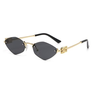 Gafas de Sol Cat Eye Sin Montura UV400 para Mujer, Protección Solar, Moda 2025 - Product Image 4
