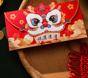 Luxuriöse Chinesische Neujahrsprodukte Traditioneller Hong Bao Geldumschlag Kreatives Design Roter Umschlag - Product Image 4