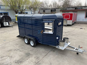 Chariot de vente de nourriture personnalisé 2025, camion de nourriture mobile extérieur, snack, café, crème glacée, remorque de nourriture à vendre - Product Image 3