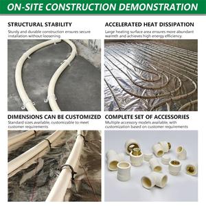 سهولة تركيب أرضية موفرة للطاقة ، أنبوب OD 16 ، 20 أرضية ساخنة - Product Image 5